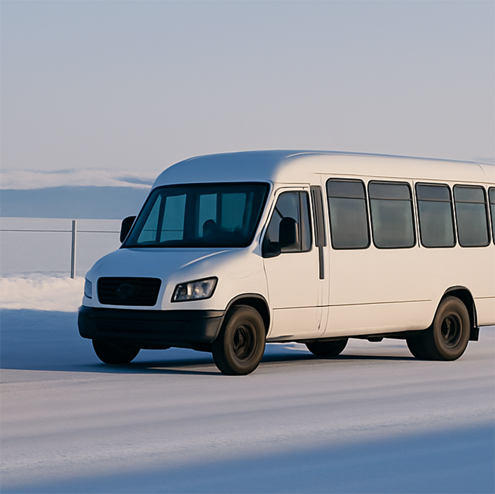 image of a hotel shuttle
